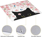 Flowers Black Cat Butterfly Dish Drying Mat - Image 4
