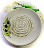 BonCera, All-in-one Premium Ceramic Garlic Grater Plate 4-Piece Set - Image 3