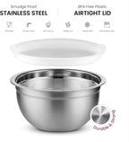 FineDine Stainless Steel Mixing Bowls Set - Image 3