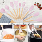 19 PCS Kitchen Cooking Utensils Set, 11 Pieces Silicone Cooking Utensils Set 6 - Image 3