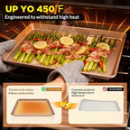 Professional Non-Stick Baking Sheets Set, 3-Piece Heavy Duty Carbon Steel - Image 7