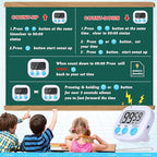 Mwellewm 12Pcs Digital Timers for Classroom Kitchen Timers for Cooking Small - Image 4