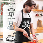 TOSHEX Funny Apron Waterdrop Resistant 100% Cotton Aprons - Image 3