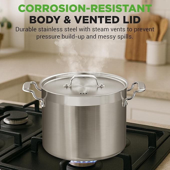 NutriChef 14 Quart Stock Pot - Image 6