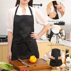 Tosewever 4 Pack Adjustable Bib Apron Waterdrop Resistant Apron - Image 4