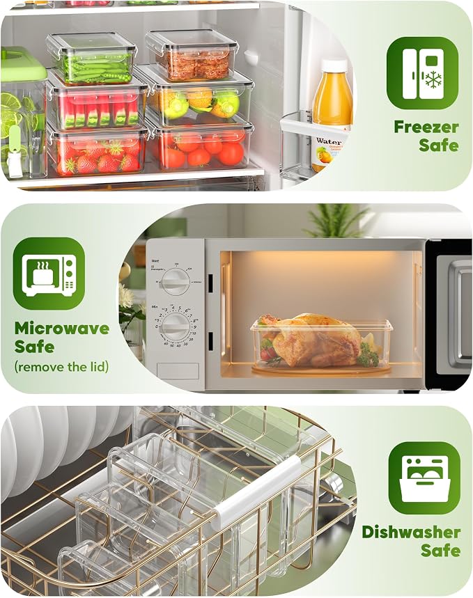 KEMETHY 60 PCS Food Storage Containers - Image 4