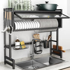 Over The Sink Dish Drainer Drying Rack 3 Tiers by CUISIBOT