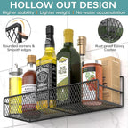 DTUQYX Spice Rack Wall Mounted 6 Pack: 100% Metal & Strong Adhesive Spice - Image 3