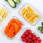 M MCIRCO 10-Pack, 22 Oz Glass Meal Prep Containers, Glass Food Storage - Image 2