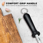 Knife Sharpener Rod, Kitchen Knives Sharpener Carbon Steel Professional Knife - Image 4