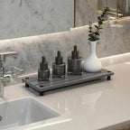 Quick Dry Sink Caddy Kitchen Sink Organizer, Water Absorbing Stone Tray - Image 8