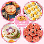 Nifogo Round Circle Cookie Cutter 5 Pcs, Biscuit Cutters, Stainless Steel - Image 7