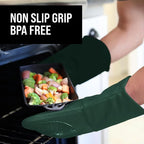 BPA-Free Silicone Oven Mitts Ultra Heat Resistant up to 500°F - Image 5