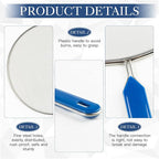 8 Inch Grease Splatter Screen Guard Stainless Steel Splash Screen Protector - Image 3