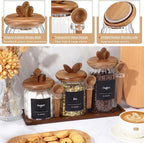 Suclain 3 Pcs Glass Coffee Container - Image 3