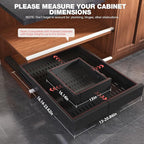 Seinloes 2 Pack Pull Out Cabinet Organizer Expandable Width and Depth, Slide - Image 5
