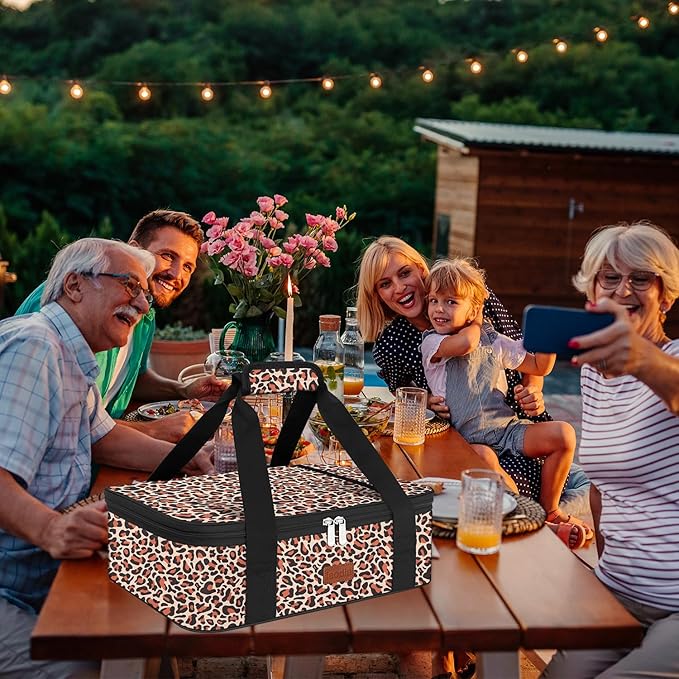 Insulated Casserole Carrier Bag, Expandable Thermal Food Carrier Insulated - Image 7