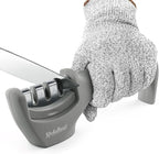 4-in-1 Kitchen Knife Accessories: 3-Stage Knife Sharpener Helps Repair by KITCHELLENCE