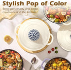 Umite Chef Enameled Cast Iron Dutch Oven-7QT Pot - Image 9