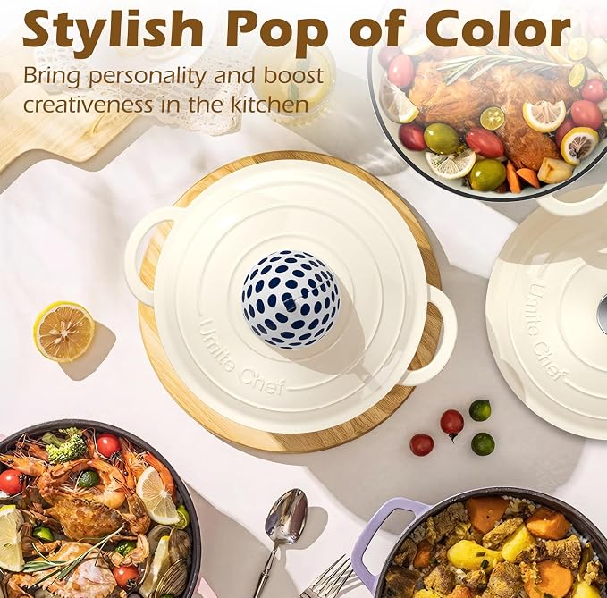 Enameled Cast Iron Dutch Oven - Image 8
