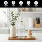 SAVVY & SORTED Glass Dish Soap Dispenser - Image 5