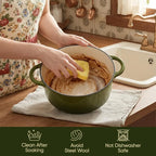 4.5 Quart Dutch Oven Pot with Lid, Non Stick Enameled Cast Iron Dutch Oven - Image 6
