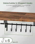 CHOEZON Wall-Mounted Pot Racks, Floating Shelves, Vintage Pot Hangers - Image 7