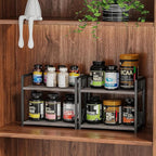Giikin Countertop Shelf Organizer, 2 Tier Kitchen Spice Rack - Image 3