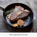 Merten & Storck Pre-Seasoned Carbon Steel 8” Frying Pan Skillet, Use on - Image 8
