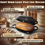 Enameled Cast Iron Oval Bread Oven - Image 3