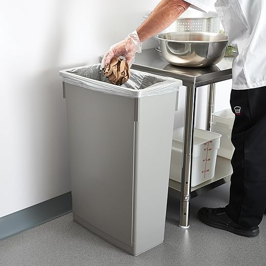 Winco PTC-23SG Slender Trash Can - Image 4