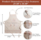 Maison d' Hermine 100% Cotton Apron - Image 5