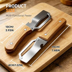 2PCS Multifunctional Vegetable Peeler, Premium Vegetable Peeler - Image 2