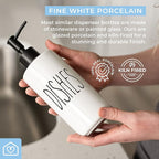 Heartland Home Porcelain 16oz Kitchen Soap Dispenser. Detergent Dispenser or - Image 5