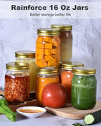 Rainforce 16 oz Mason Jars - Image 2