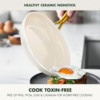 GreenPan Swift 10" Ceramic Nonstick Frying Pan Skillet, PFAS & PFOA-Free - Image 2