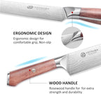 YOTSUBA 9 Inch Japanese Chef Knife, Razor Sharp Professional Kitchen Knife - Image 3