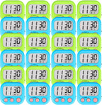 Timer for Kids Teachers Digital Kitchen Timers for Cooking Large Magnetic by AOUCE