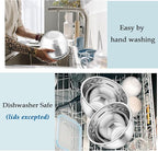 TeamFar Mixing Bowls, Stainless Steel Nesting Salad Bowls - Image 5