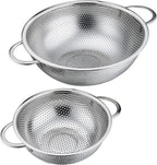 P&P CHEF Stainless Steel Colander, Micro-Perforated Food Strainer by PPCHEF