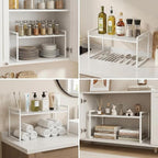 Cabinet Organizer 14.8''W 44 LBS Load Capacity Heavy Duty Kitchen Pantry Shelf - Image 5