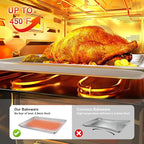Half Sheet Pans with Rack Set, 18 Inch Commercial Quality Baking Sheet Pan Set - Image 6