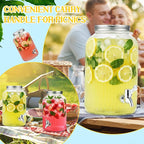 SiliFine 2 Pieces 1 Gallon Plastic Beverage Dispenser - Image 6