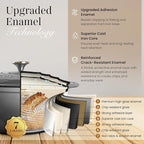 Nuovva Enamelled Cast Iron Dutch Oven Pot - Image 3