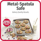 GoodCook Everyday Nonstick Carbon Steel 13” x 9” Baking Sheet Set, 3 Pack – - Image 5