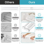 Vtopmart 4 Pack 2.36" Short Upgrade Drawer Dividers - Image 7