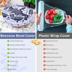 5-Size Reusable Beeswax Bowl Covers - Image 7