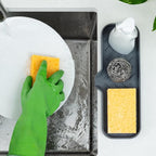 Zulay Kitchen Large Silicone Sponge Holder – Flexible Sink Organizer Tray - Image 3