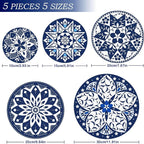 5 Pieces Bowl Covers Reusable, 5 Size Elastic Cloth Bowl Covers - Image 2
