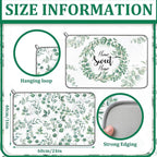 Zonon Dish Drying Mat for Kitchen Counter 16 x 24 Microfiber Absorbent Dish - Image 4